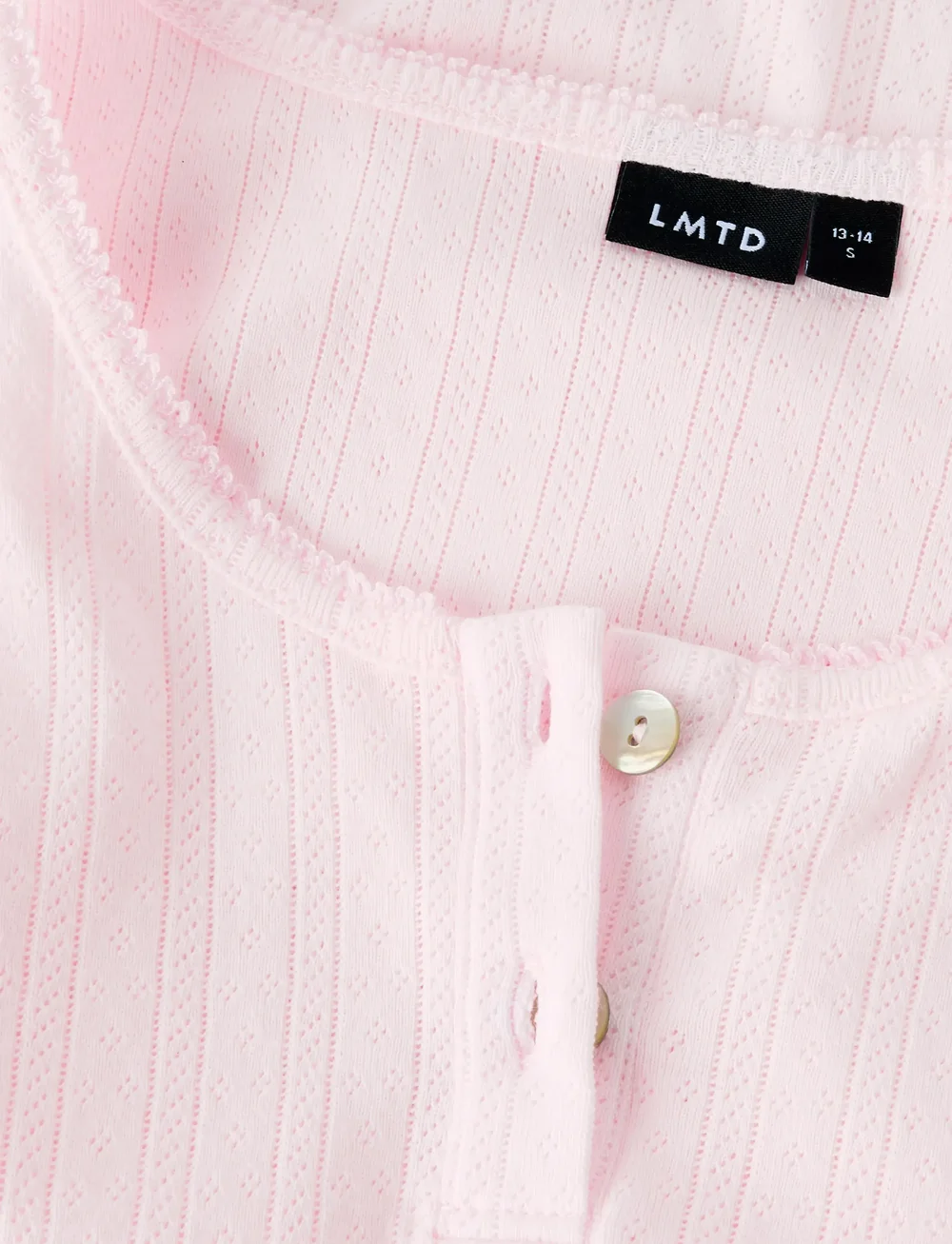 LMTD - NLFLEEDLE TANK SHORT TOP - linnen - pink marshmallow - 2