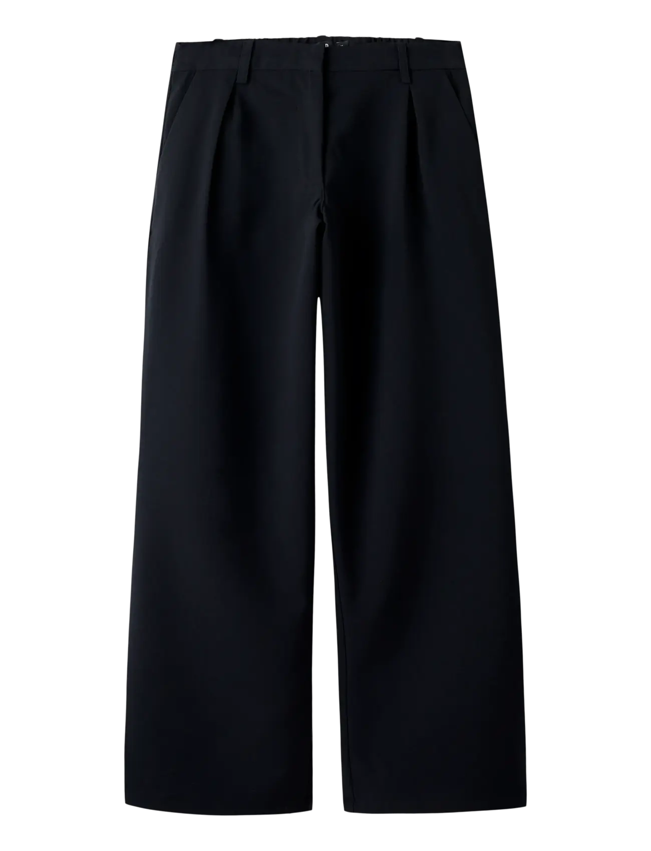 LMTD NLFLUIS NW PLEAT WIDE PANT - LMTD - BLACK / navy