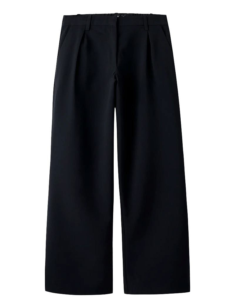 LMTD - NLFLUIS NW PLEAT WIDE PANT - einkaufen nach alter von - black - 1