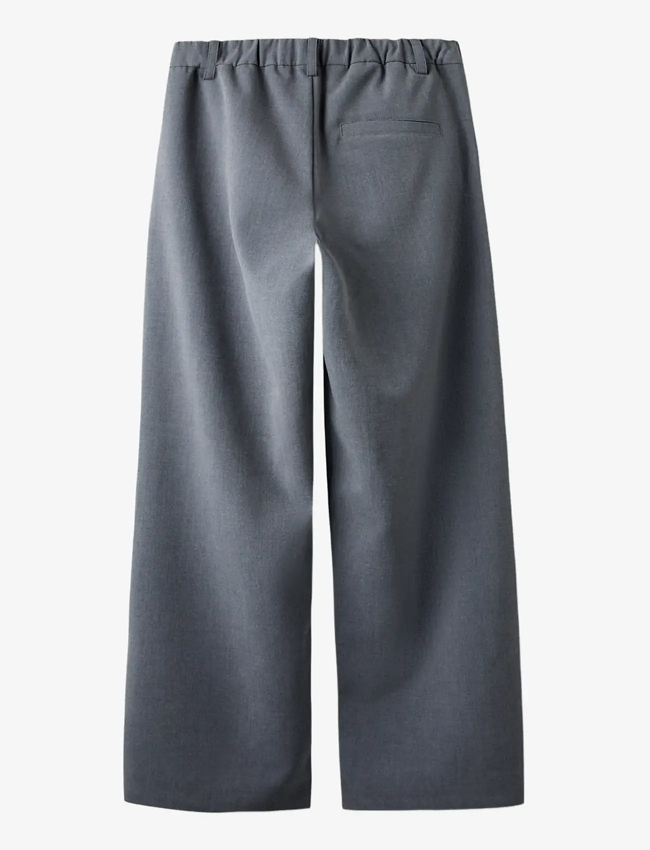 LMTD - NLFLUIS NW PLEAT WIDE PANT - osta vanuse järgi - grey melange - 2