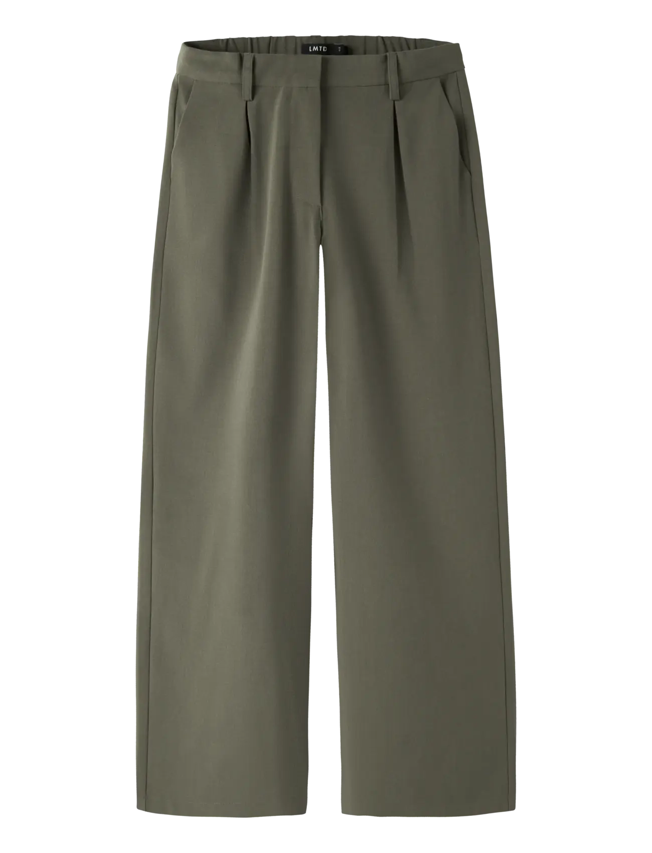 LMTD NLFLUIS NW PLEAT WIDE PANT - Kleidung - KALAMATA / khaki/green
