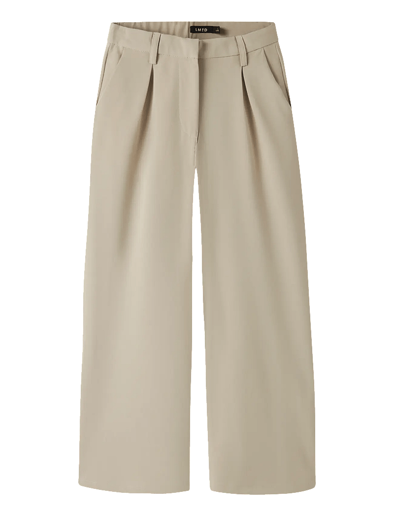 LMTD - NLFLUIS NW PLEAT WIDE PANT - einkaufen nach alter von - white pepper - 1
