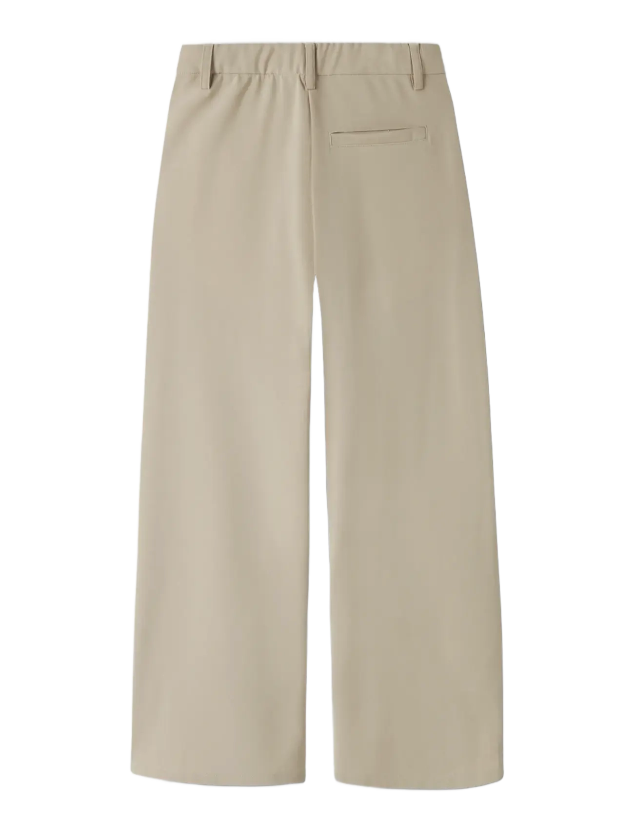LMTD - NLFLUIS NW PLEAT WIDE PANT - trousers - white pepper - 2