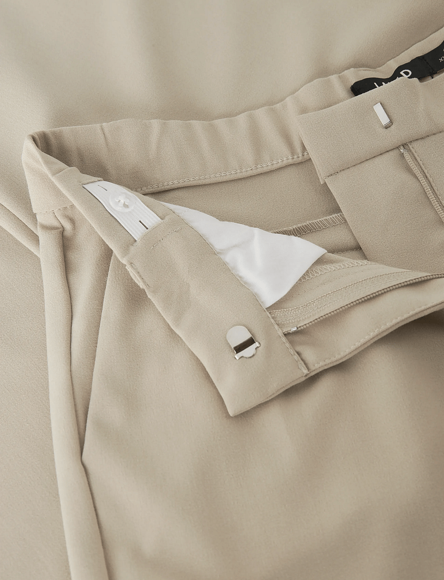 LMTD - NLFLUIS NW PLEAT WIDE PANT - einkaufen nach alter von - white pepper - 3