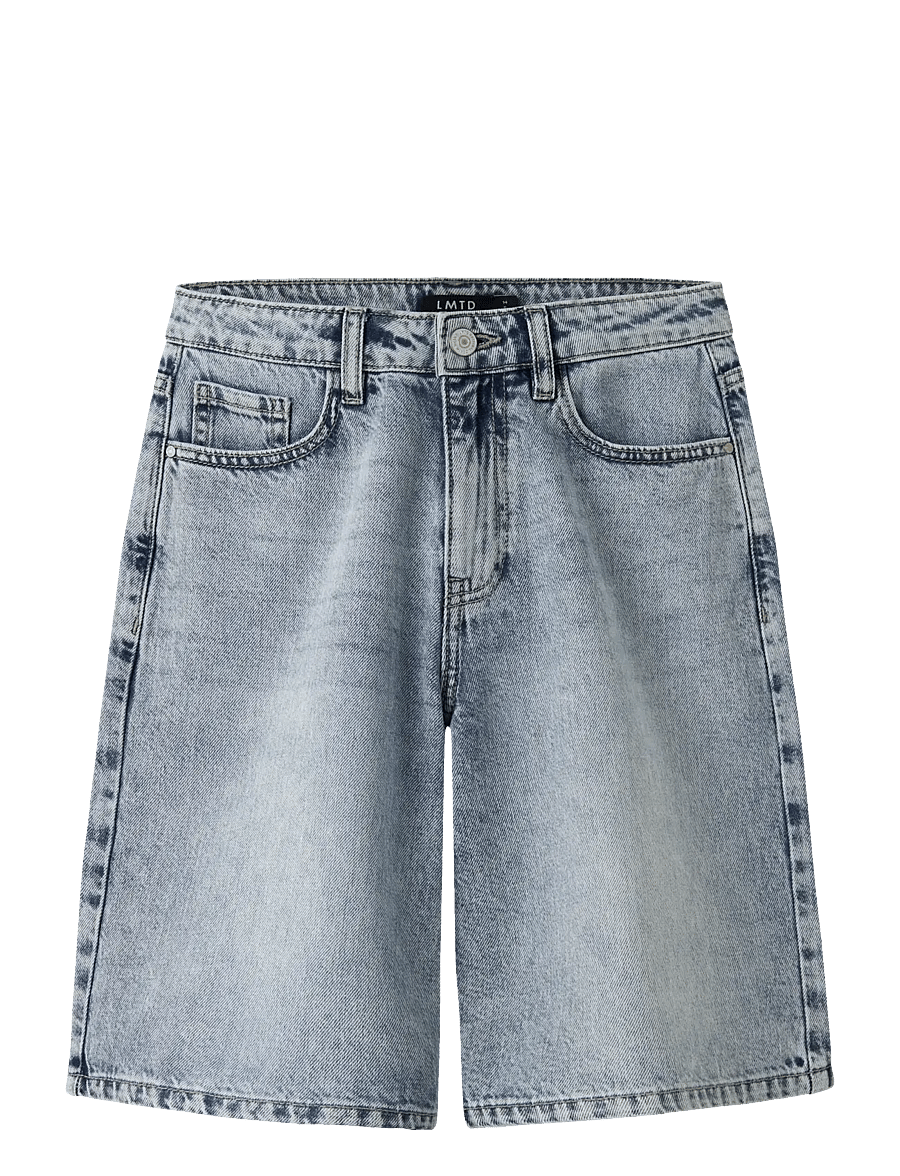 LMTD - NLFBETT DNM NW BERMUDA SHORTS - jeansshorts - light blue denim - 0