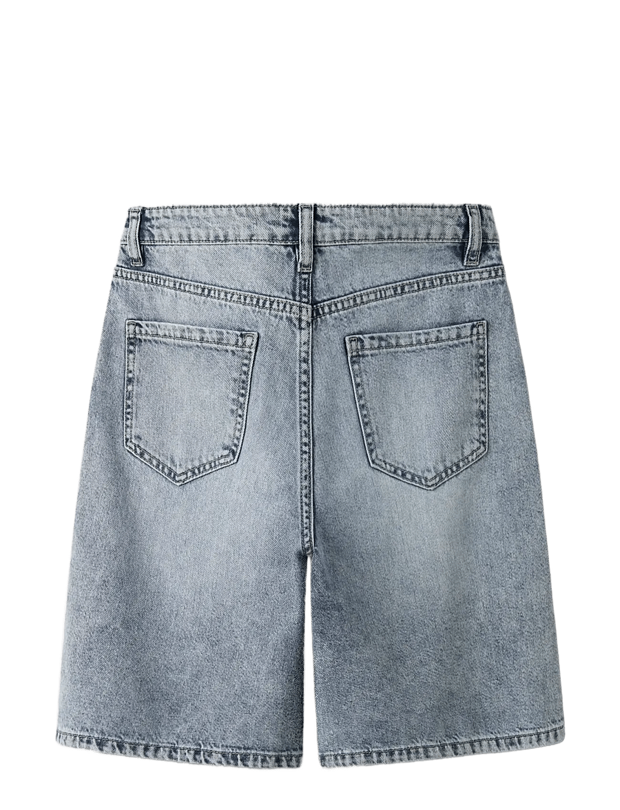 LMTD - NLFBETT DNM NW BERMUDA SHORTS - jeansshorts - light blue denim - 1