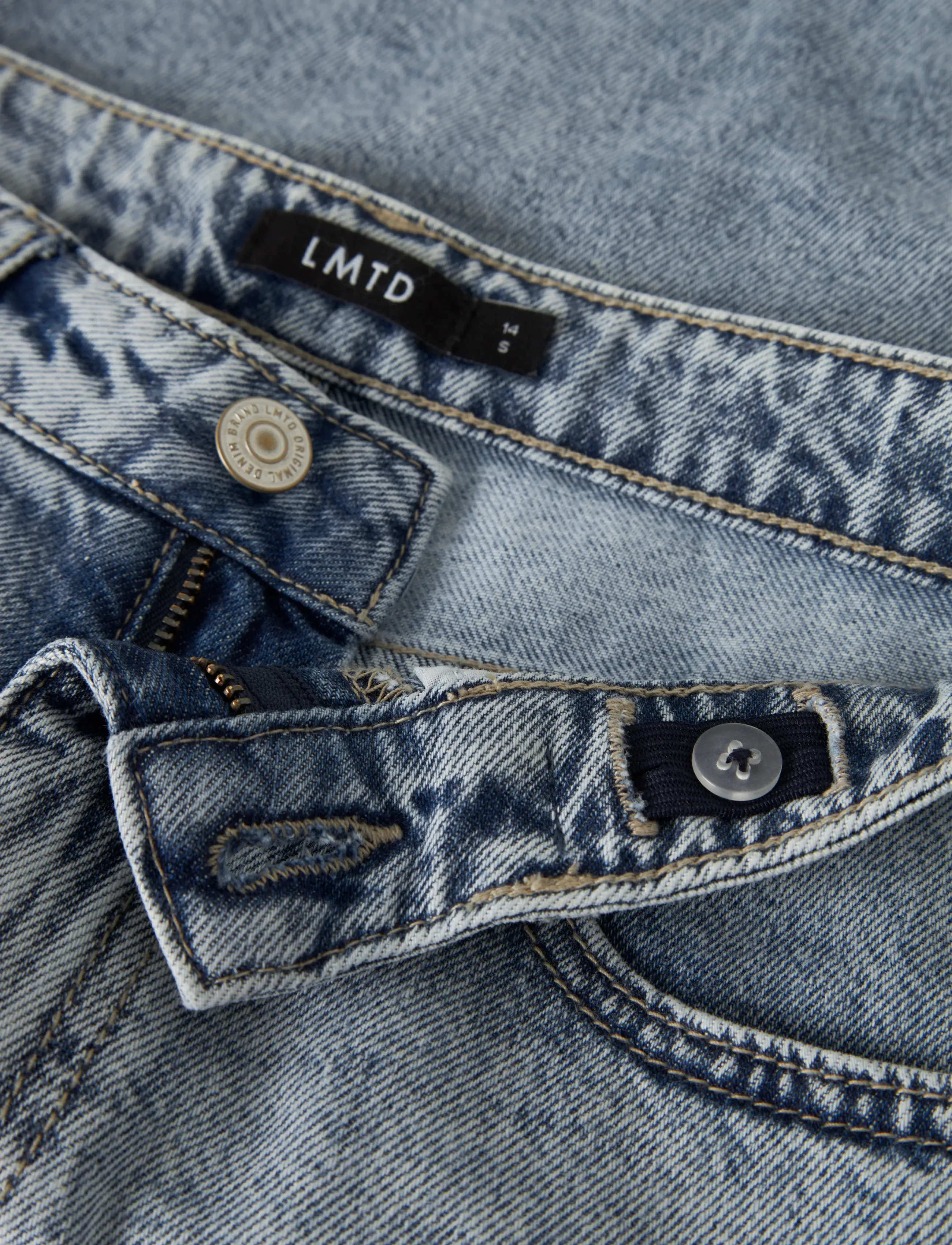 LMTD - NLFBETT DNM NW BERMUDA SHORTS - light blue denim - 3