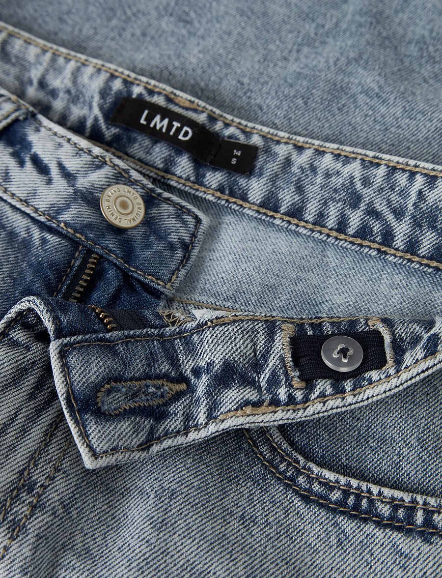 LMTD - NLFBETT DNM NW BERMUDA SHORTS - jeansshorts - light blue denim - 3
