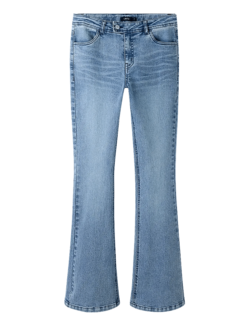 LMTD - NLFRARS DNM LW S FLARED PANT - bootcut jeans - light blue denim - 0