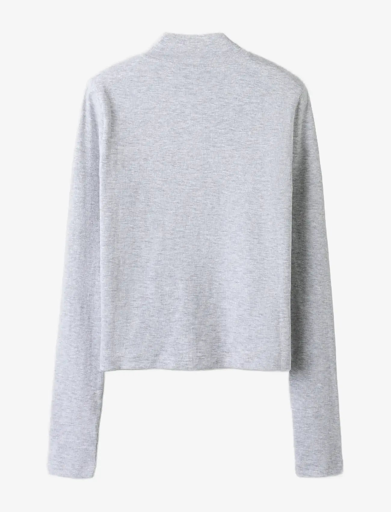 LMTD - NLFHINAJA LS SHORT S ZIP CARDIGAN - cardigans - light grey melange - 1