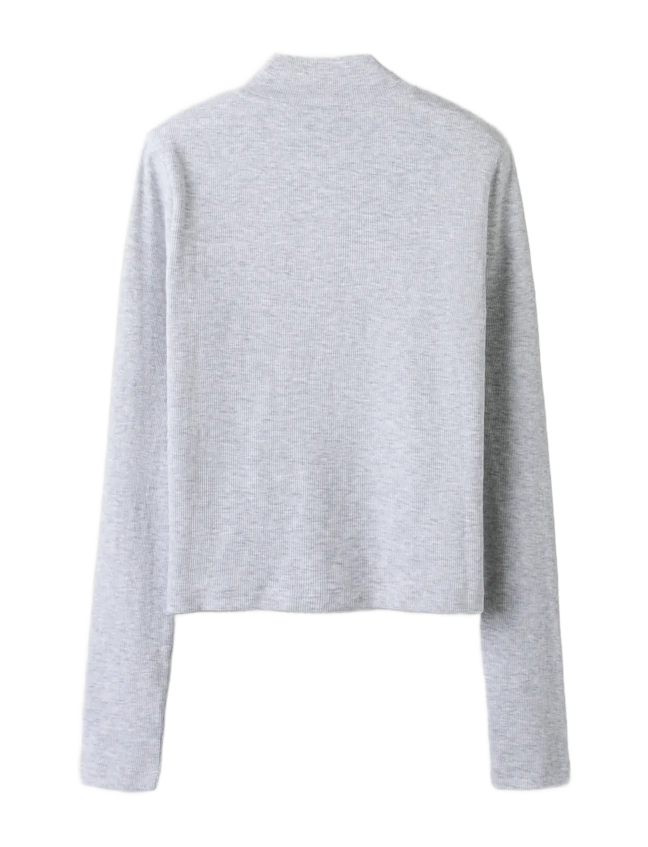 LMTD - NLFHINAJA LS SHORT S ZIP CARDIGAN - cardigans - light grey melange - 1