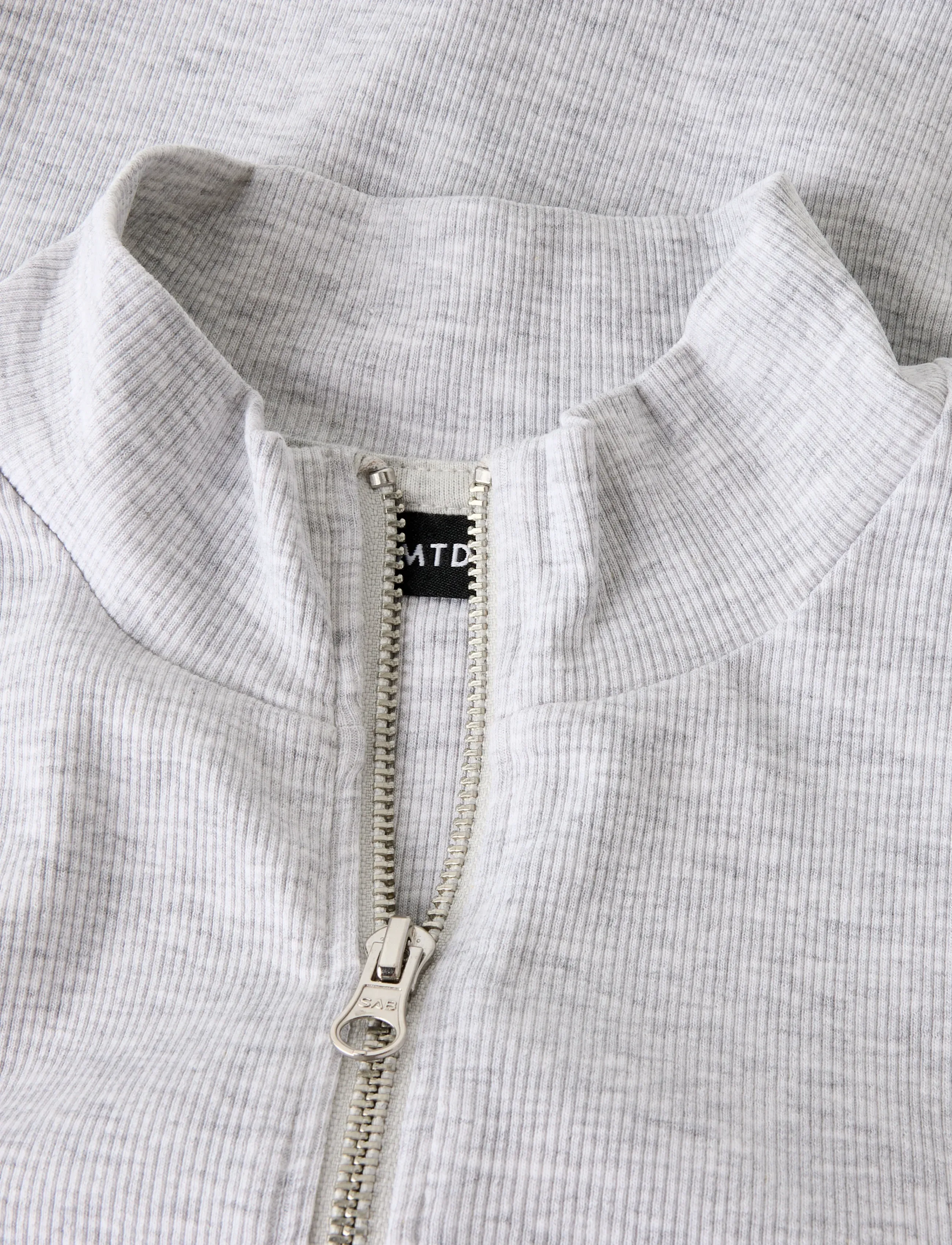 LMTD - NLFHINAJA LS SHORT S ZIP CARDIGAN - cardigans - light grey melange - 5