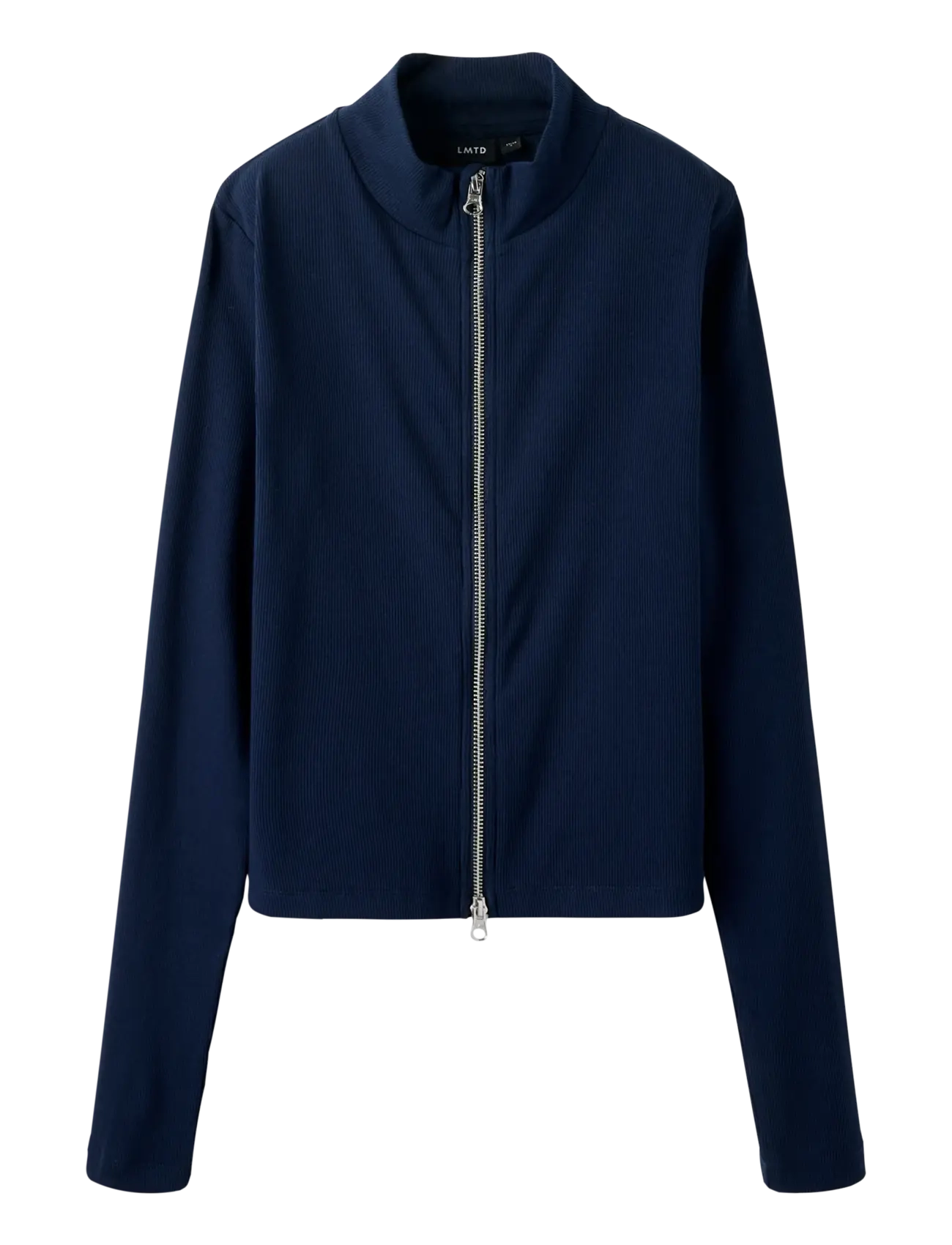 LMTD NLFHINAJA LS SHORT S ZIP CARDIGAN - Strik - NAVY BLAZER / navy
