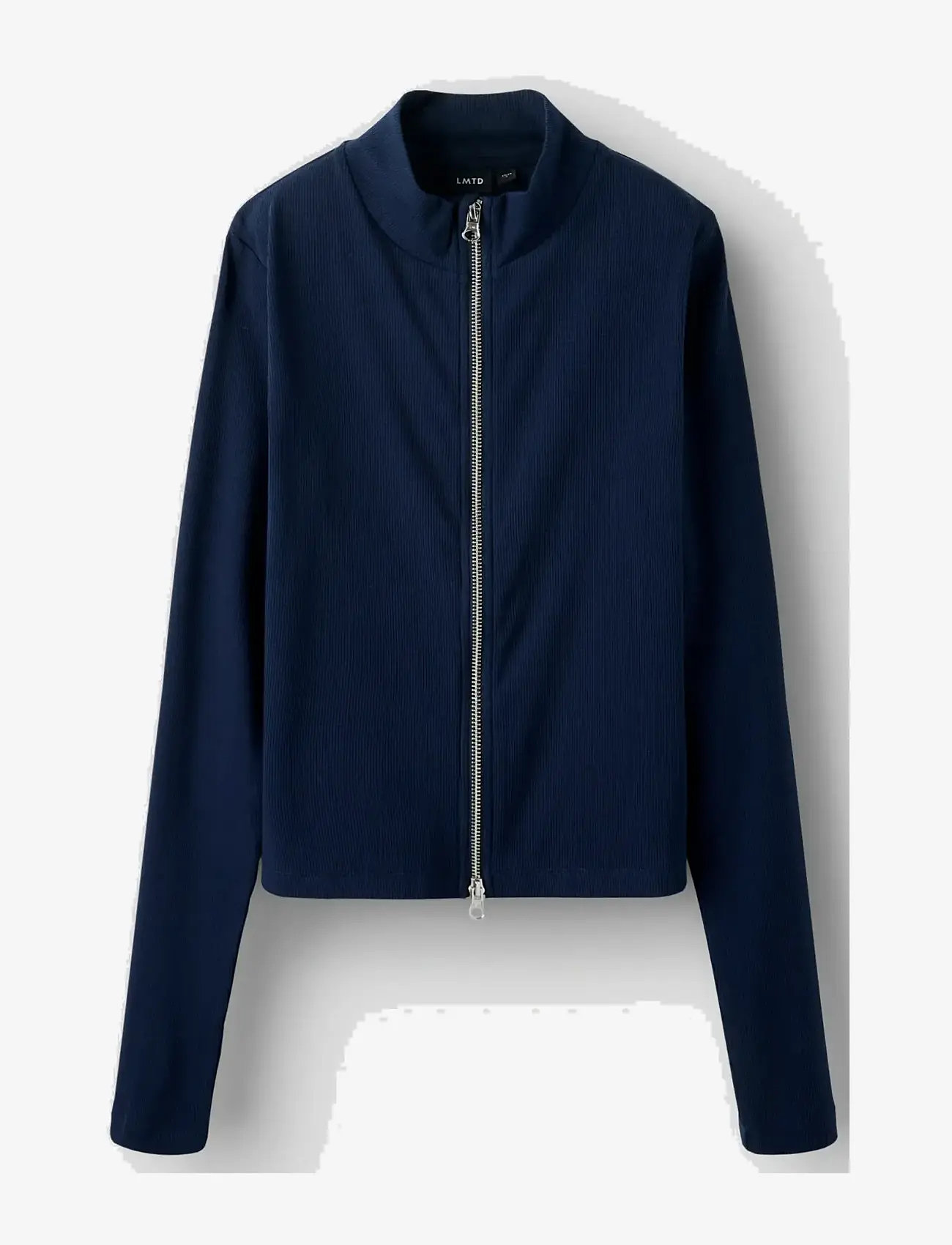 LMTD - NLFHINAJA LS SHORT S ZIP CARDIGAN - cardigans - navy blazer - 2