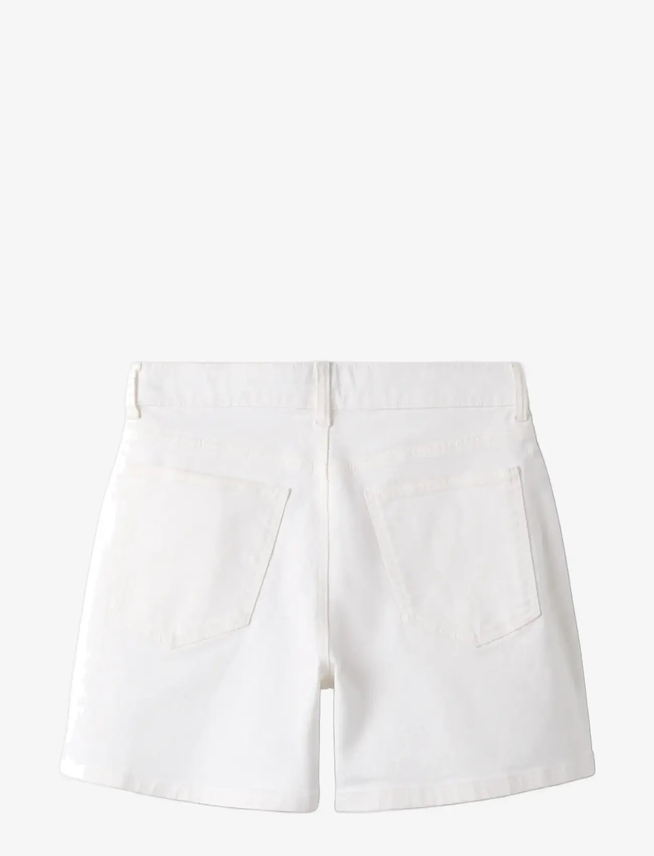 LMTD - NLFBICE TWI NW MOM LC SHORTS NOOS - denim shorts - bright white - 1