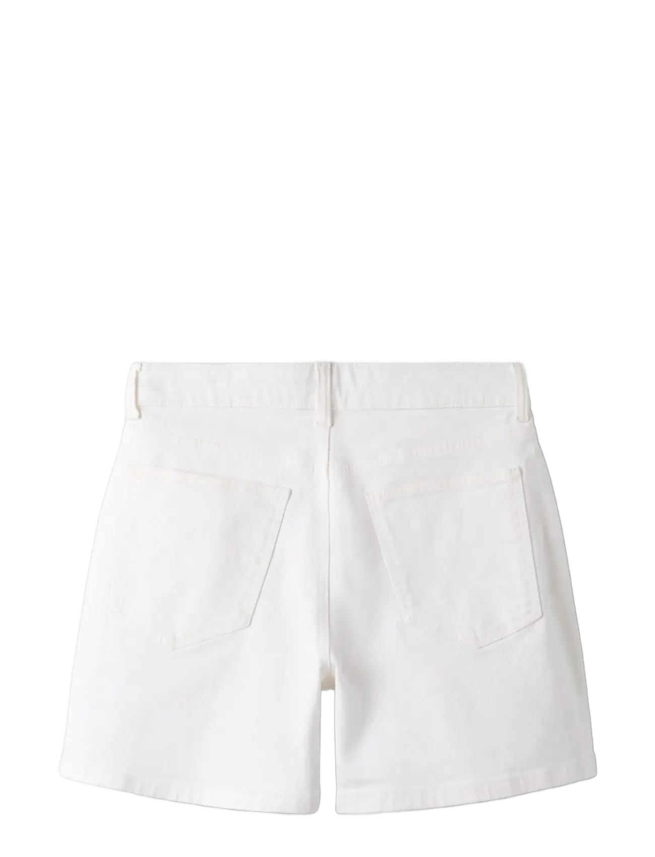 LMTD - NLFBICE TWI NW MOM LC SHORTS NOOS - džinsa šorti - bright white - 1