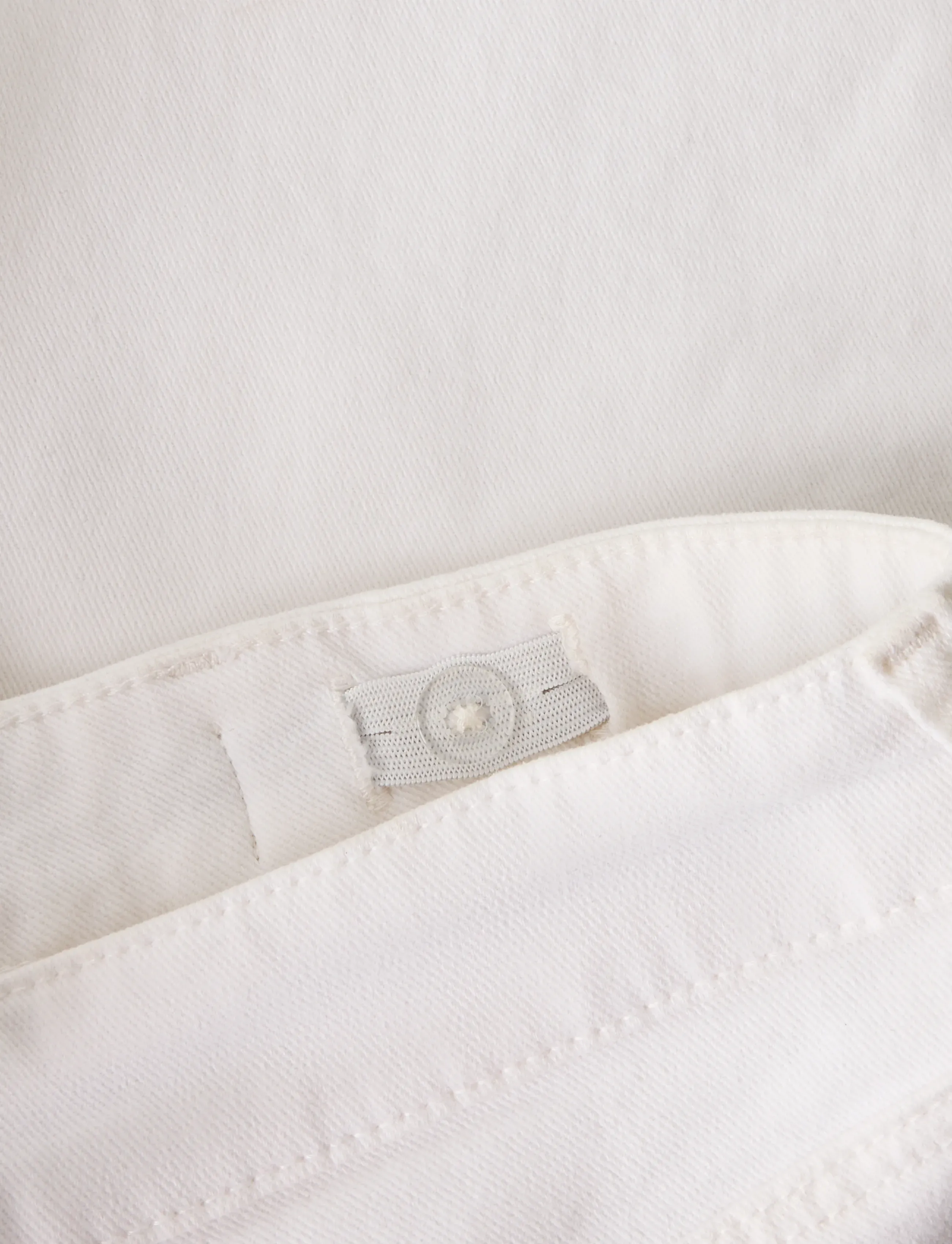 LMTD - NLFBICE TWI NW MOM LC SHORTS NOOS - džinsa šorti - bright white - 2