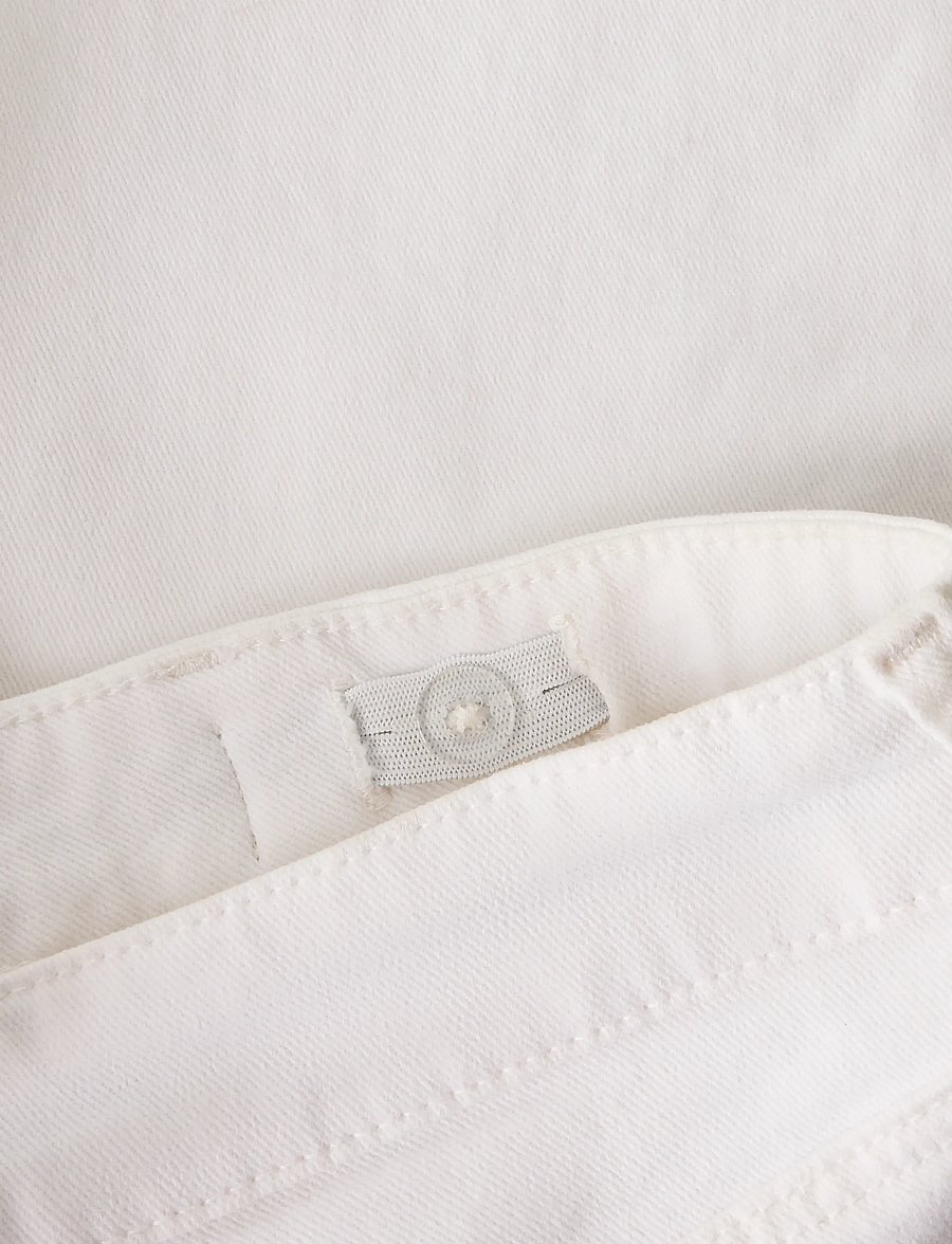 LMTD - NLFBICE TWI NW MOM LC SHORTS NOOS - džinsa šorti - bright white - 2