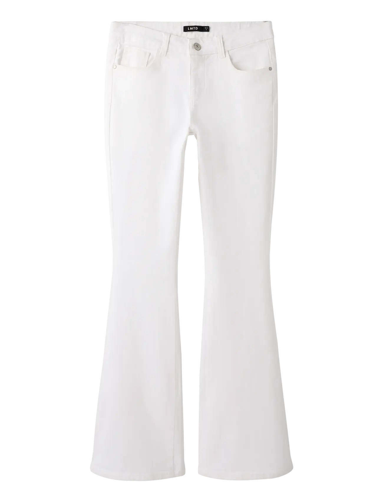 LMTD NLFBICE TWI LW S FLARED PANT - LMTD - BRIGHT WHITE / white