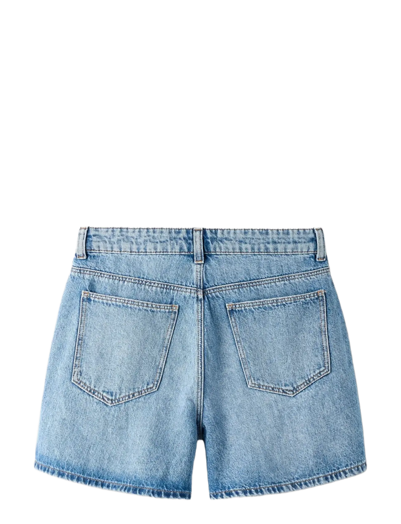 LMTD - NLFBIRM DNM NW MOM LC SHORTS NOOS - jeansshorts - light blue denim - 1