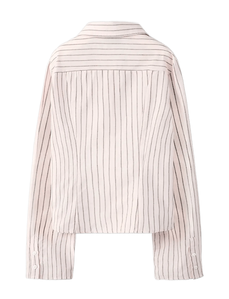 LMTD - NLFKELLE LS FITTED SHIRT - langärmlige hemden - pink marshmallow - 1