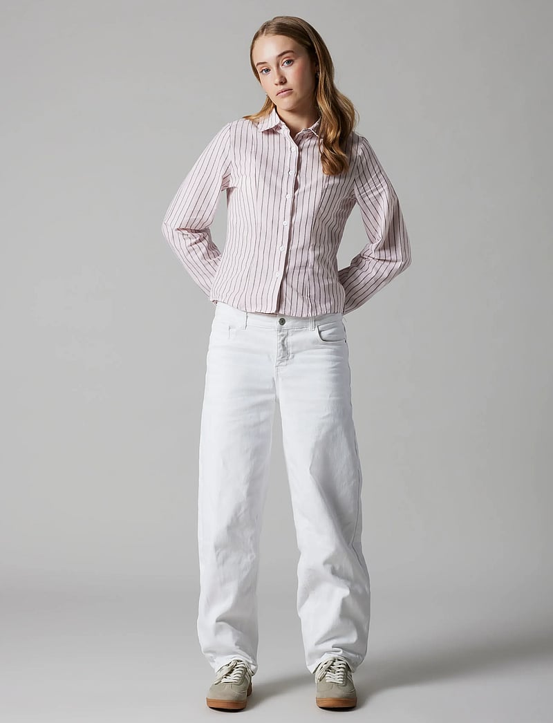 LMTD - NLFKELLE LS FITTED SHIRT - langärmlige hemden - pink marshmallow - 3
