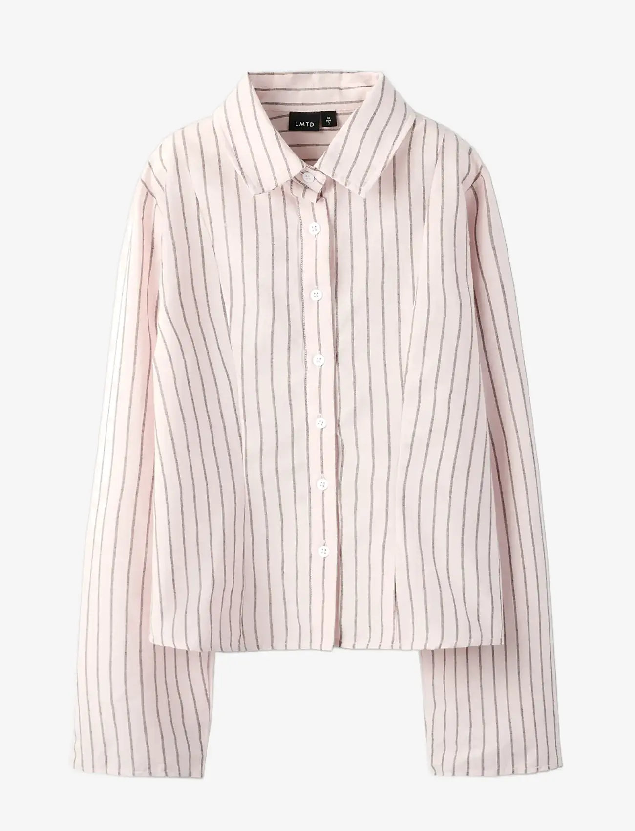 LMTD - NLFKELLE LS FITTED SHIRT - langärmlige hemden - pink marshmallow - 2