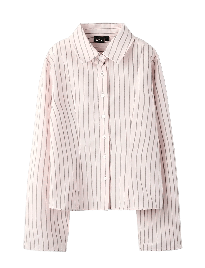 LMTD - NLFKELLE LS FITTED SHIRT - langärmlige hemden - pink marshmallow - 2