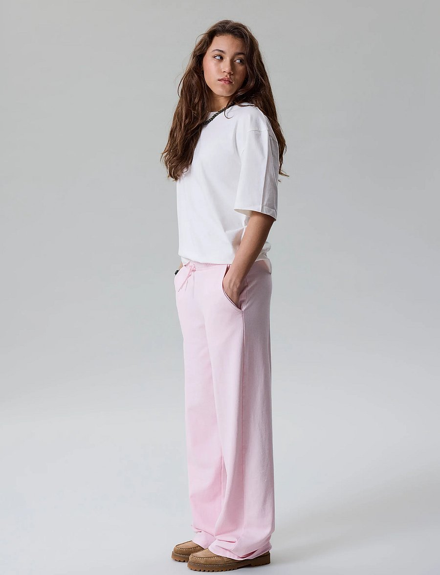 LMTD - NLFHACID LW WIDE PANT - osta vanuse järgi - pink-a-boo - 2