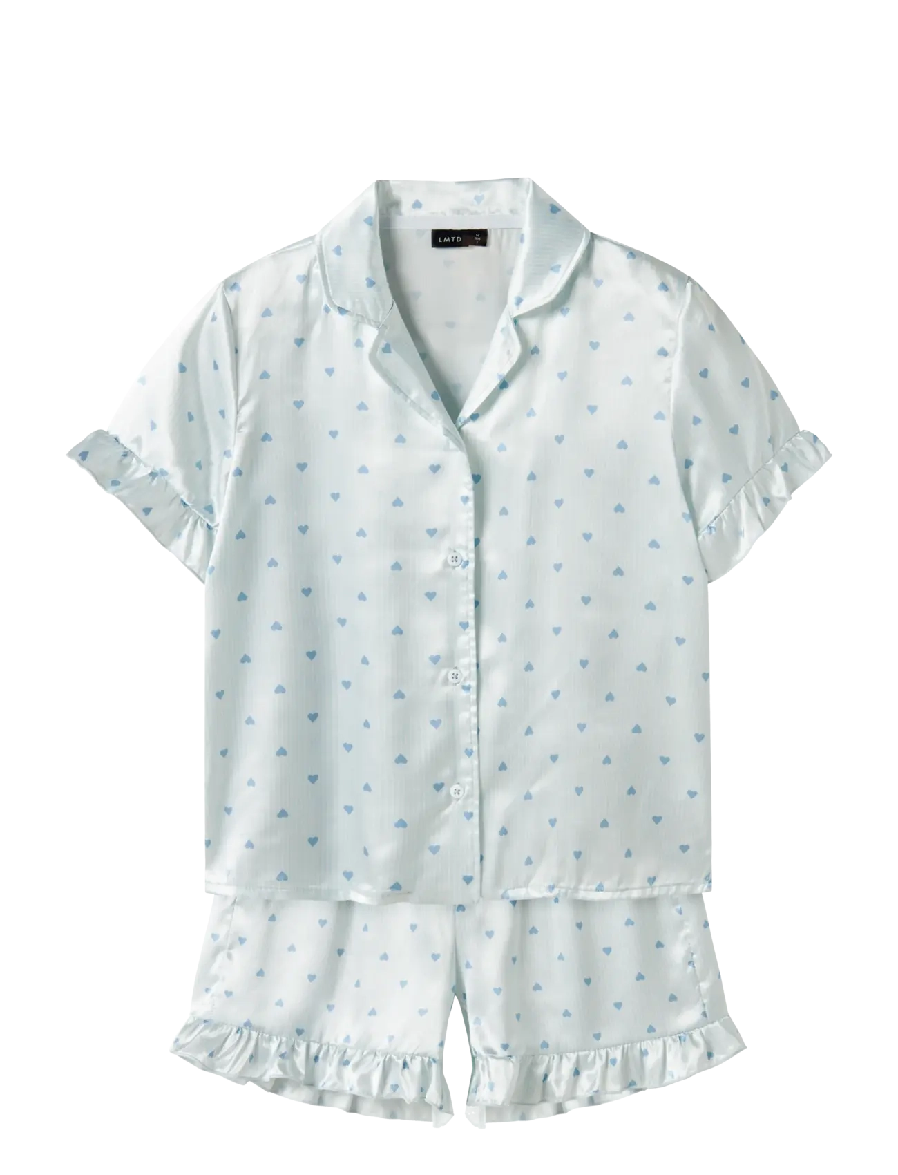 LMTD NLFNIGHTY SS SHORTS PYJAMAS SET - 4 for 3 - ICE MELT / blue