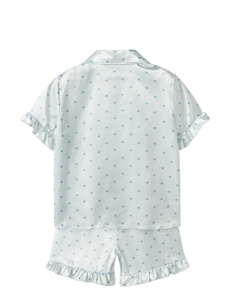 LMTD - NLFNIGHTY SS SHORTS PYJAMAS SET - ice melt - 1