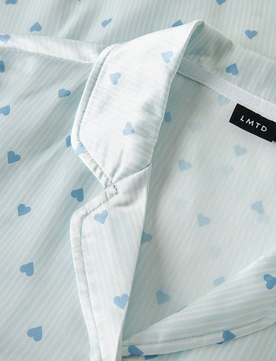 LMTD - NLFNIGHTY SS SHORTS PYJAMAS SET - ice melt - 2