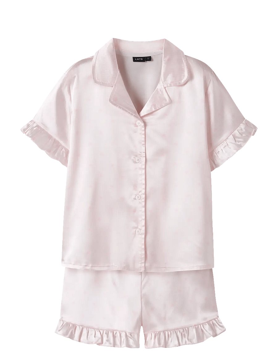 LMTD - NLFNIGHTY SS SHORTS PYJAMAS SET - pink marshmallow - 0
