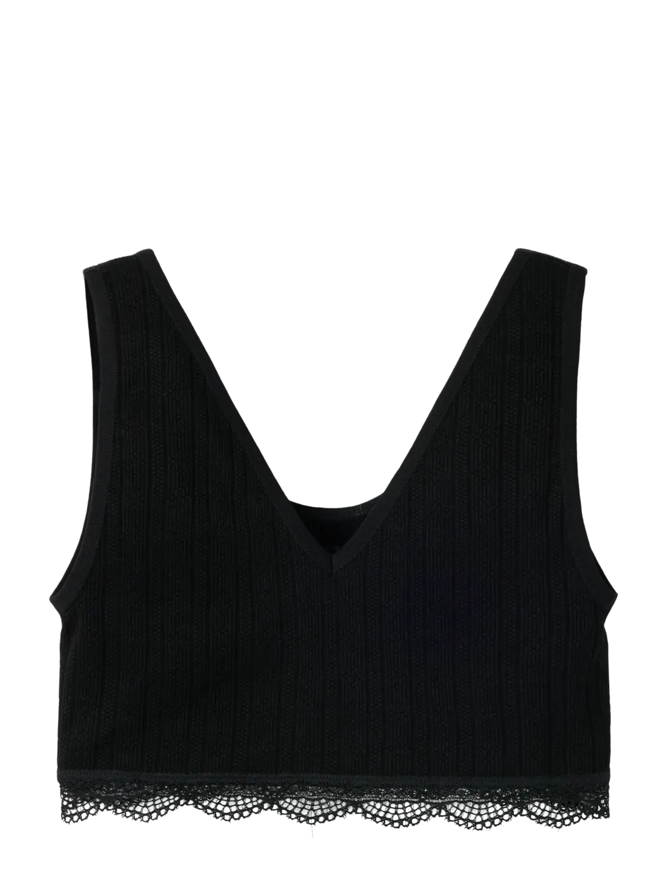 LMTD Nlfhanni Brallette, 158-164, Black, Undertøj > Toppe, Børn
