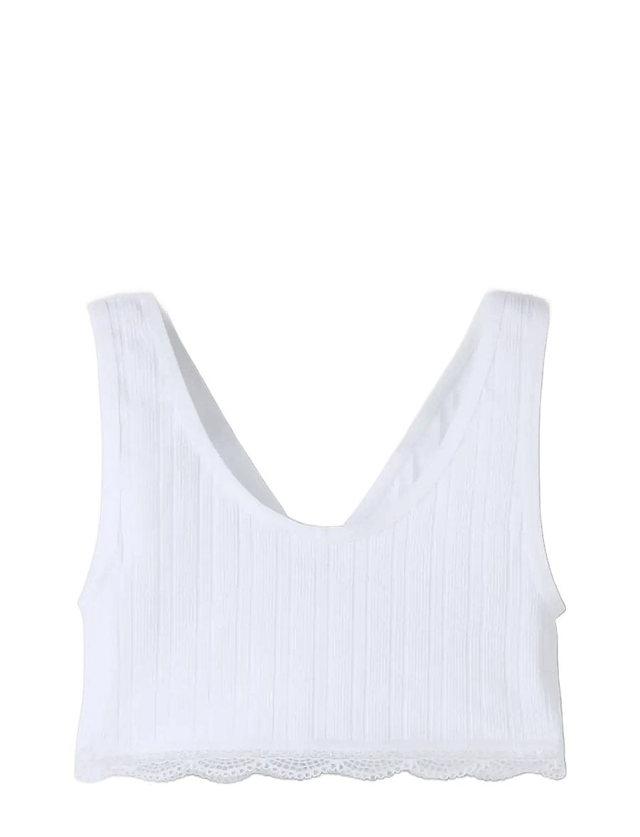 LMTD - NLFHANNI BRALLETTE - oberteile - bright white - 1