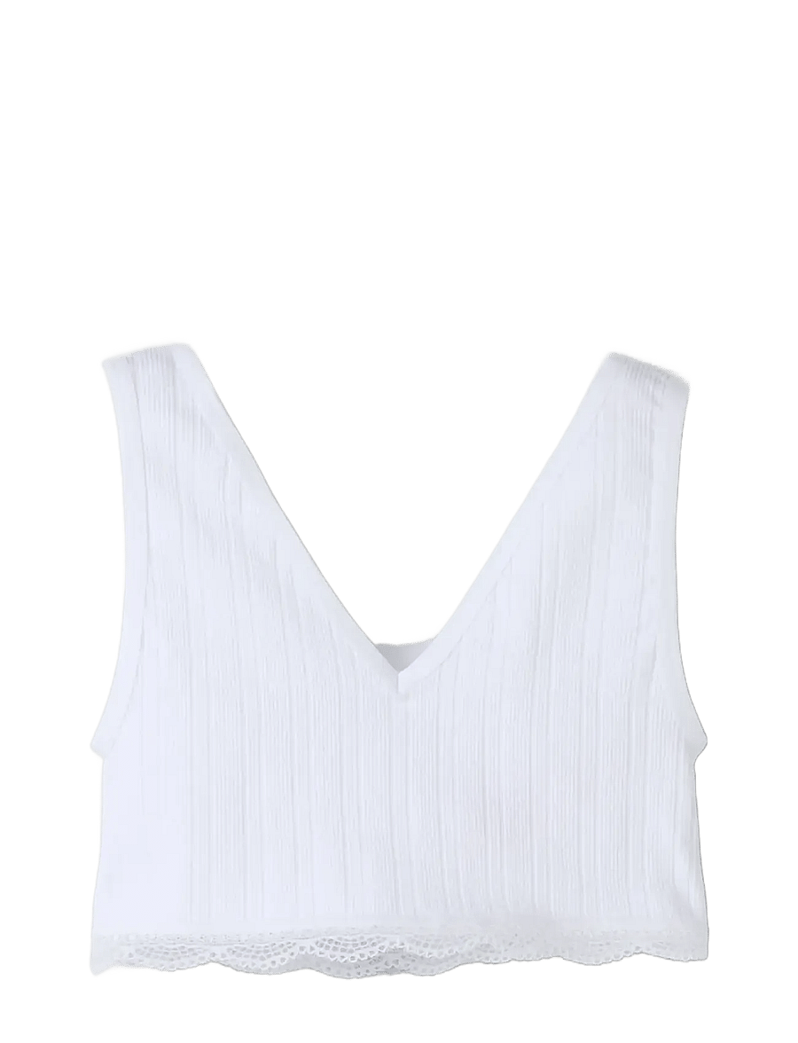 LMTD - NLFHANNI BRALLETTE - oberteile - bright white - 2