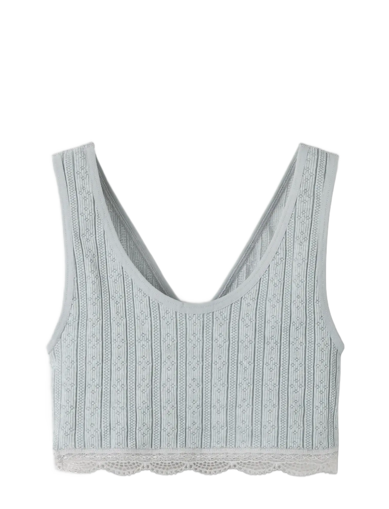 LMTD - NLFHANNI BRALLETTE - tops - light grey melange - 1