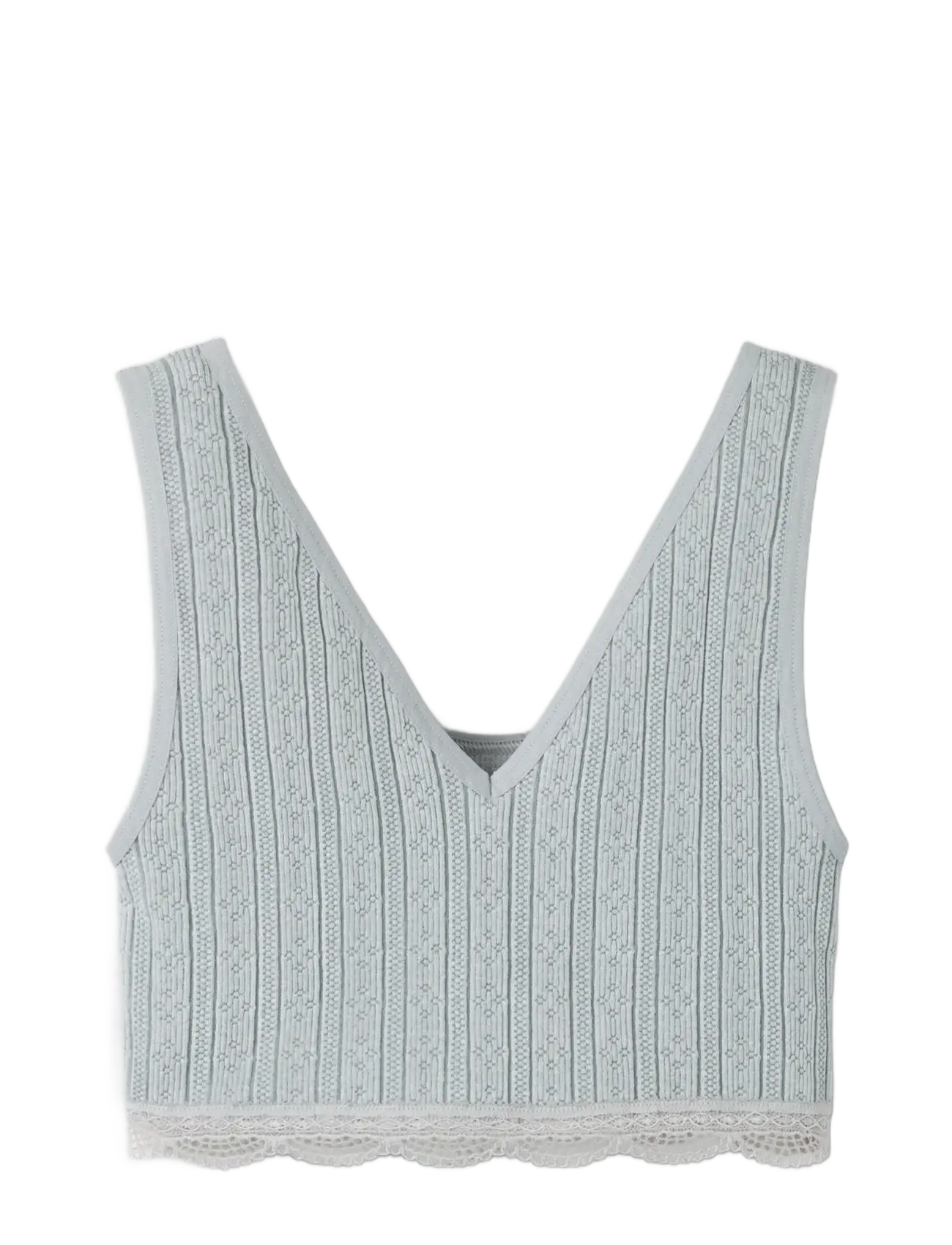LMTD - NLFHANNI BRALLETTE - tops - light grey melange - 2