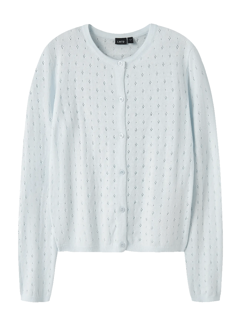 LMTD - NLFHOINT LS SHORT S KNIT CARDIGAN - cardigans - ice melt - 0