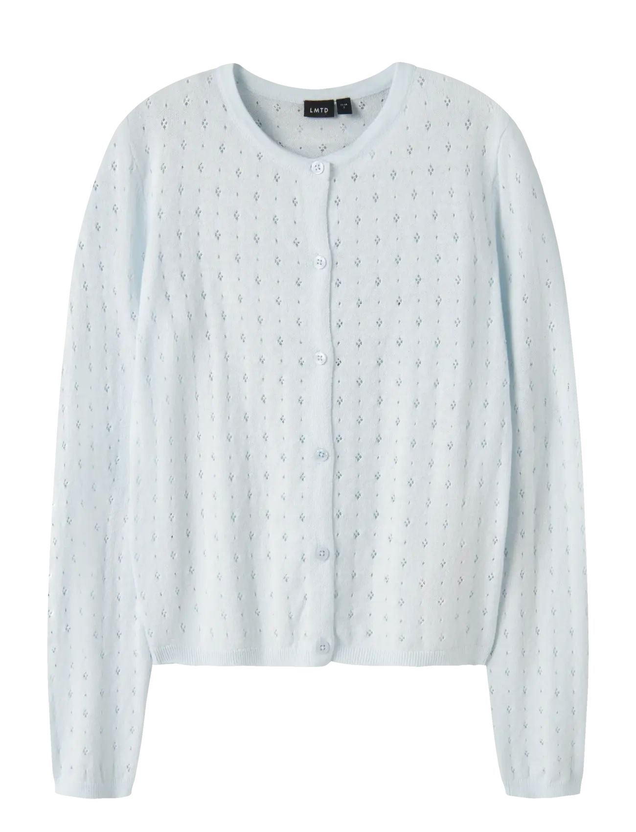 LMTD NLFHOINT LS SHORT S KNIT CARDIGAN - Cardigans - ICE MELT / blue