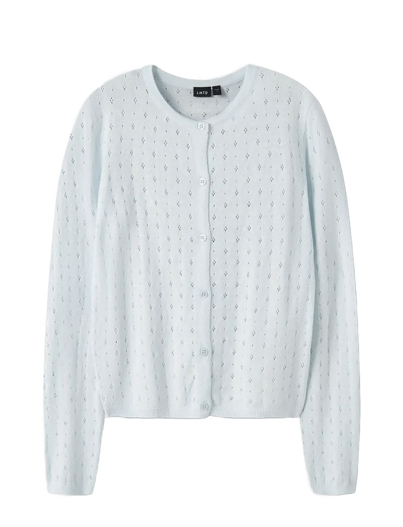 LMTD - NLFHOINT LS SHORT S KNIT CARDIGAN - cardigans - ice melt - 2