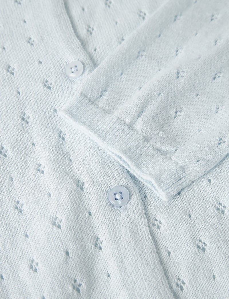LMTD - NLFHOINT LS SHORT S KNIT CARDIGAN - cardigans - ice melt - 3