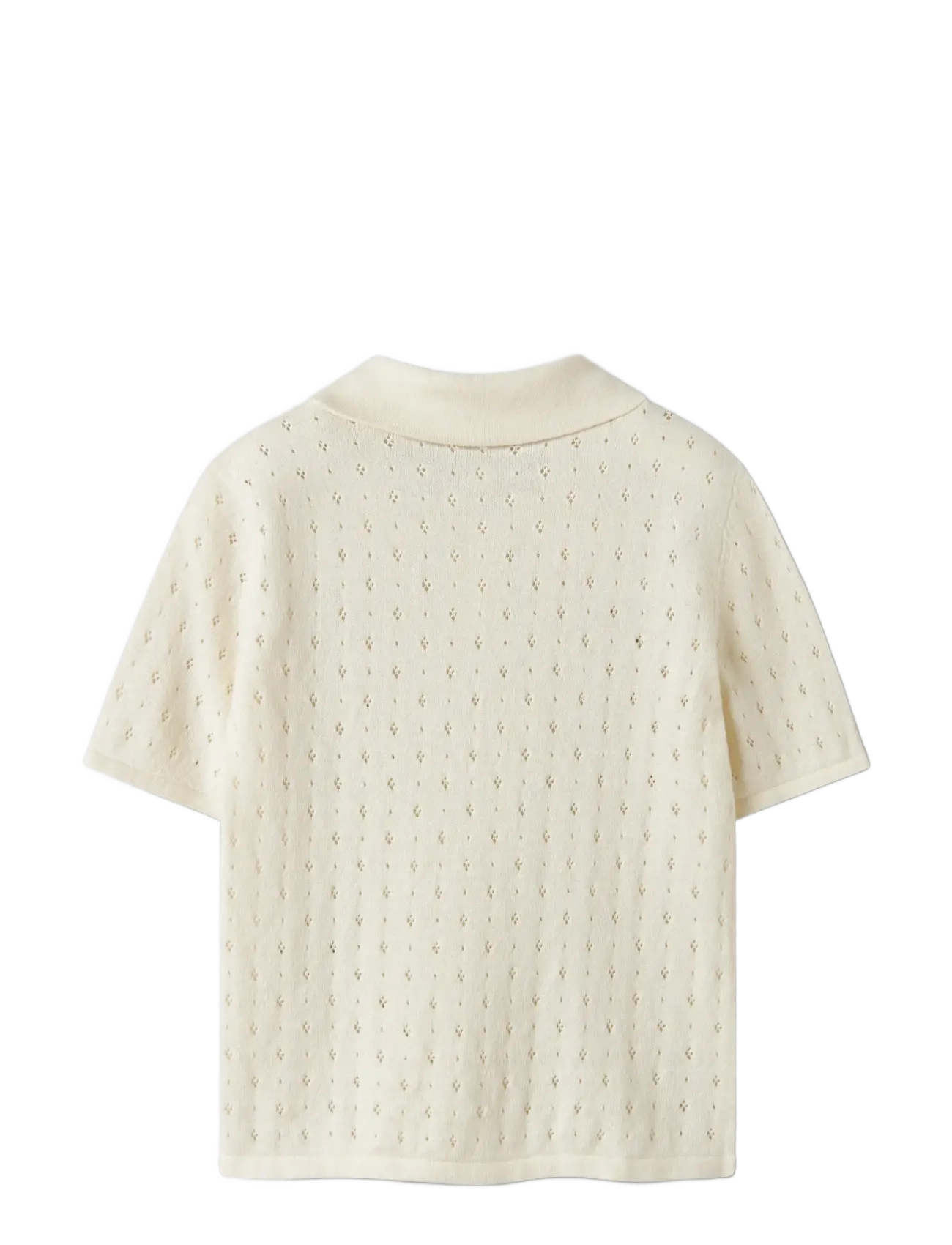 LMTD - NLFHOINT SS SHORT S KNIT POLO - poloer - antique white - 1