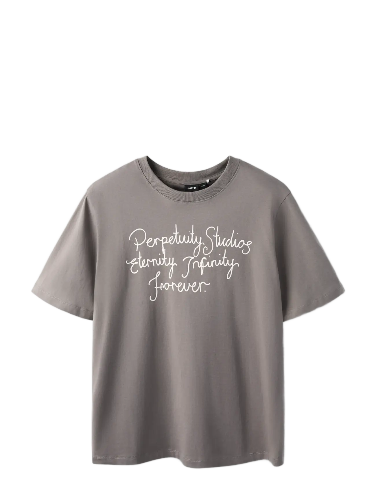 LMTD - NLMHEPPE SS L TOP - krótki rękaw - granite grey - 2