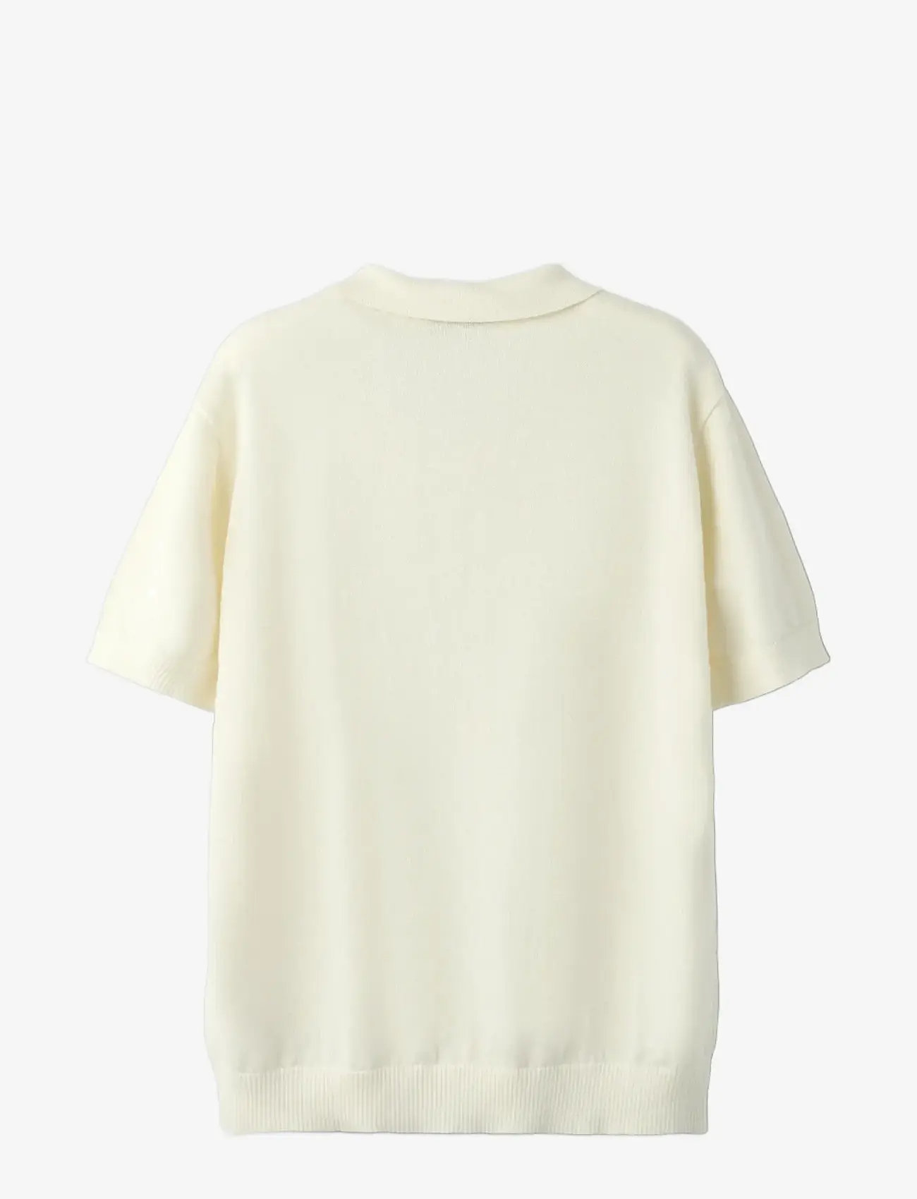 LMTD - NLMHAVO SS POLO KNIT - kortærmede poloer - antique white - 1