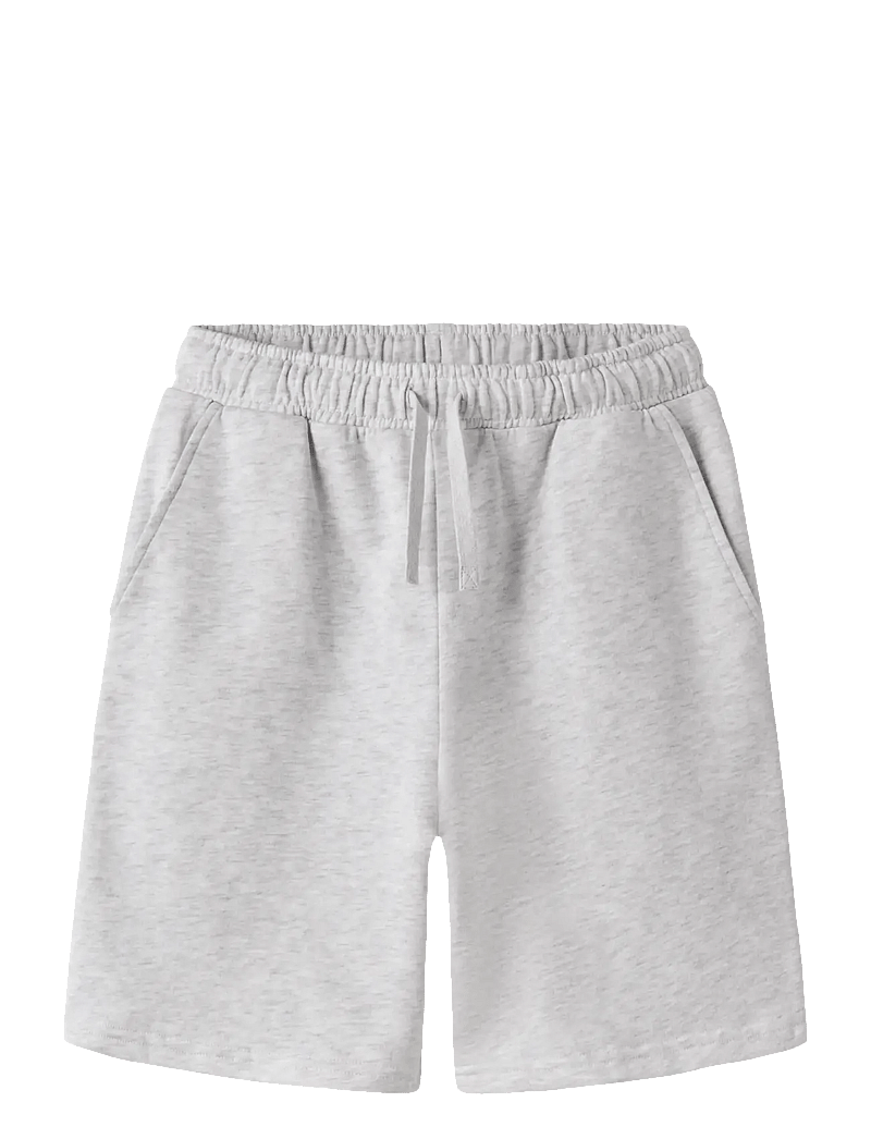 LMTD - NLNNIZU LONG SHORTS NOOS - mjukisshorts - light grey melange - 0