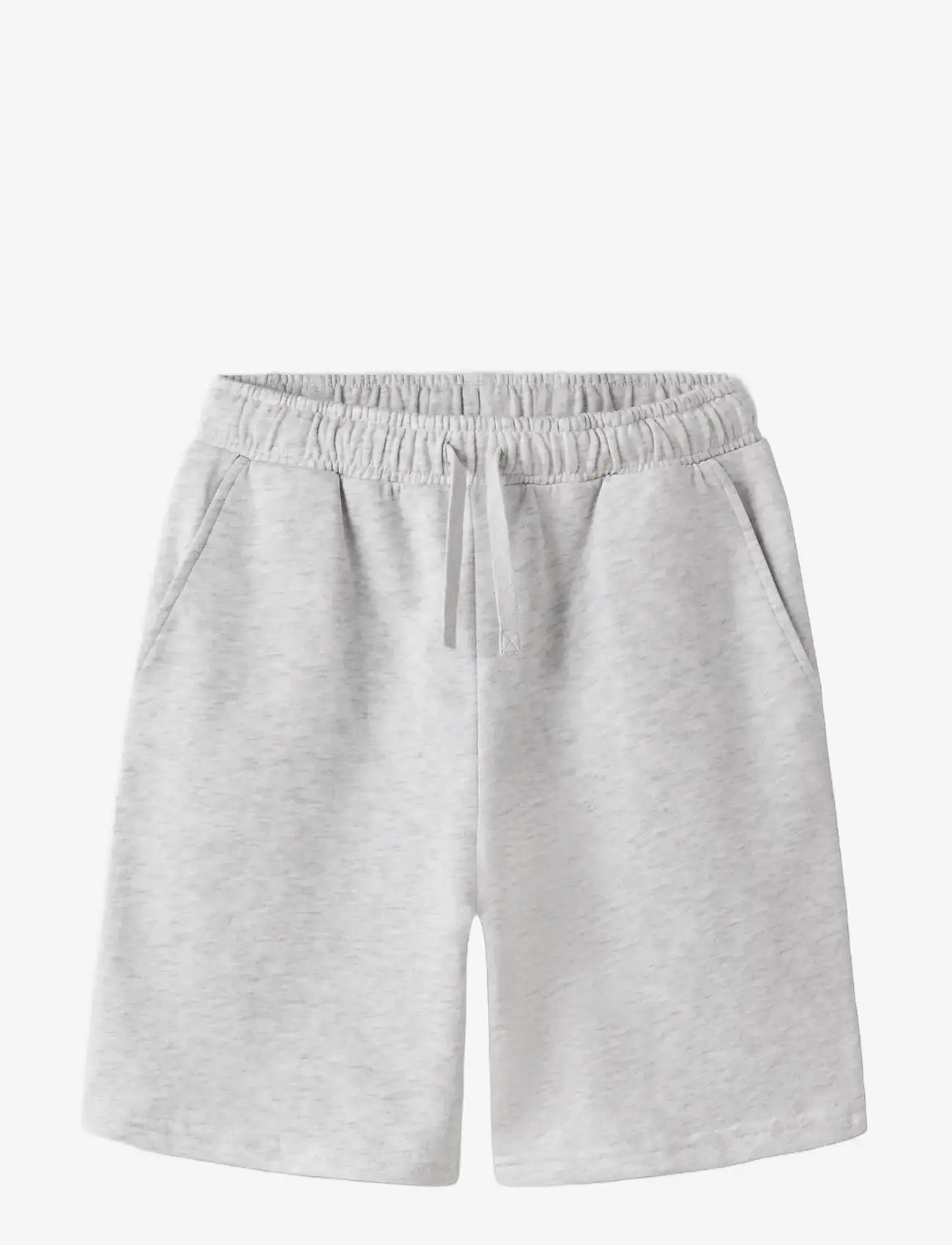 LMTD - NLNNIZU LONG SHORTS NOOS - collegeshortsit - light grey melange - 2