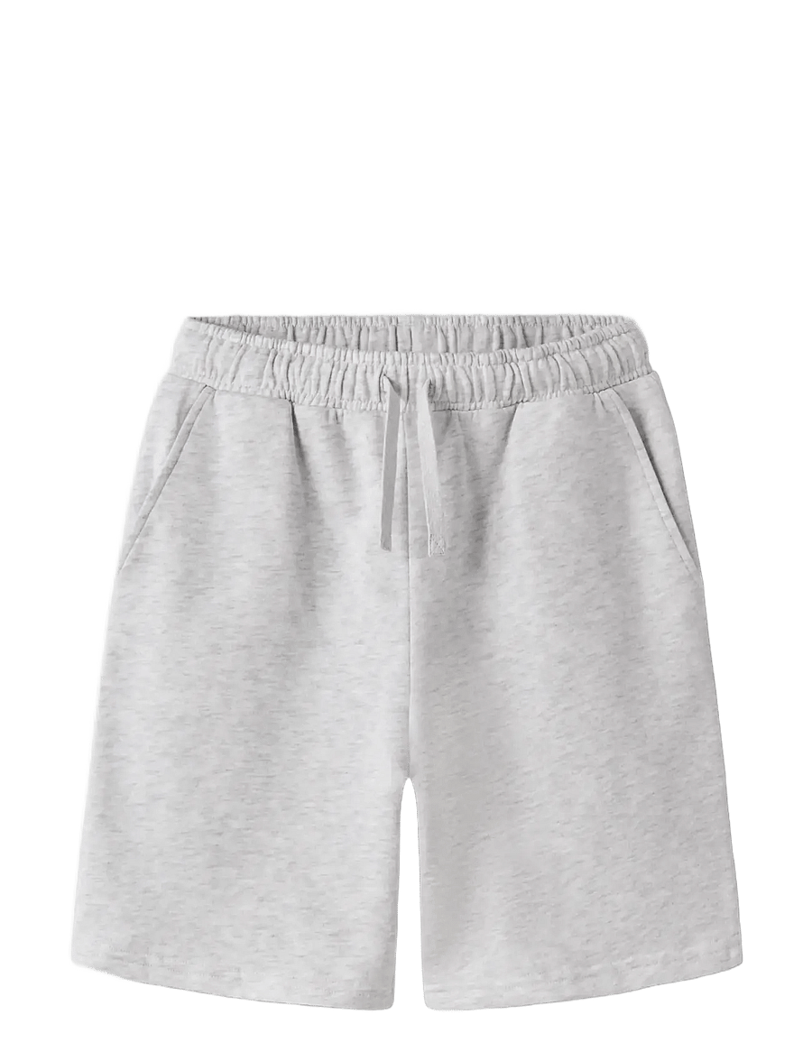 LMTD - NLNNIZU LONG SHORTS NOOS - sweatshorts - light grey melange - 2