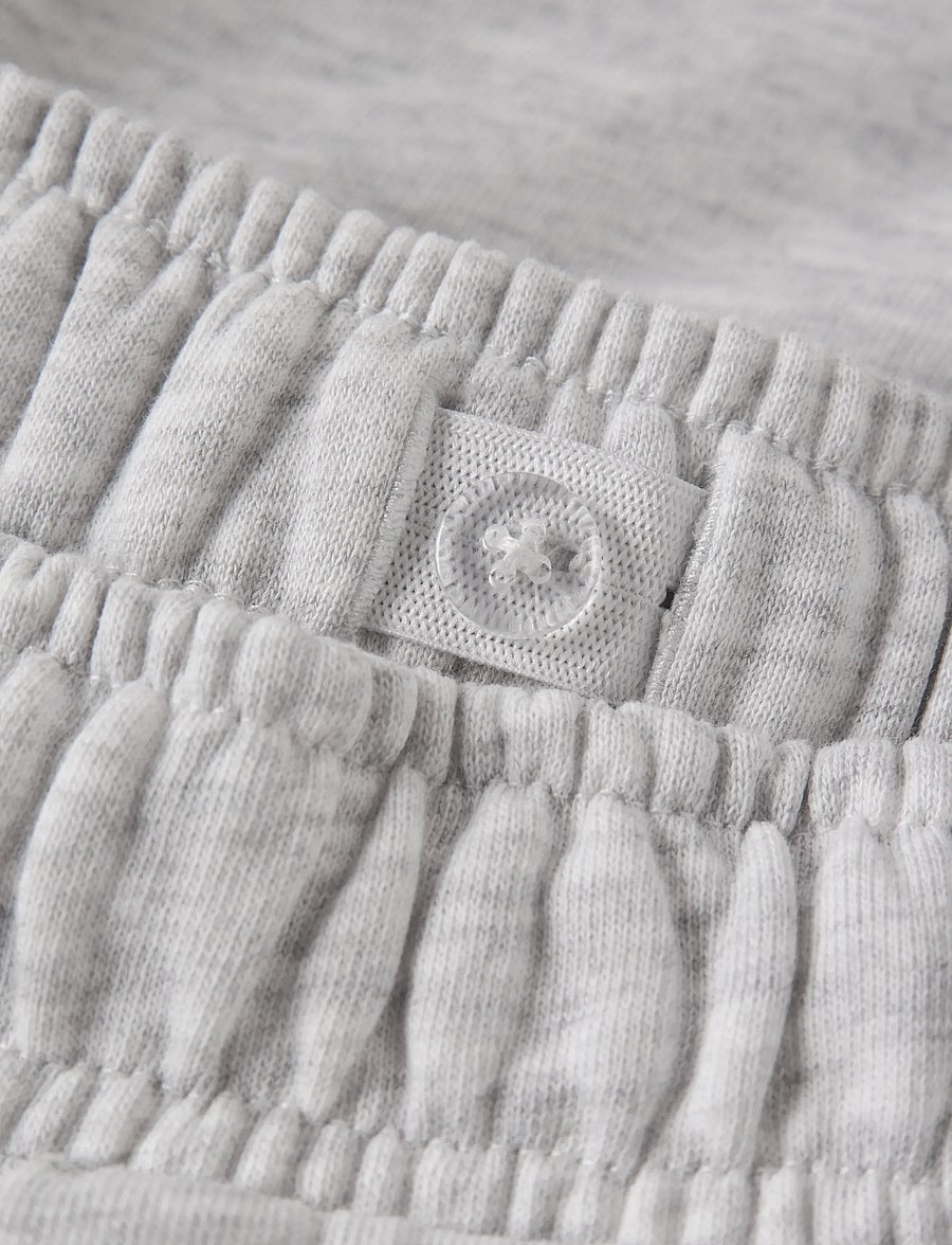 LMTD - NLNNIZU LONG SHORTS NOOS - sweatshorts - light grey melange - 5