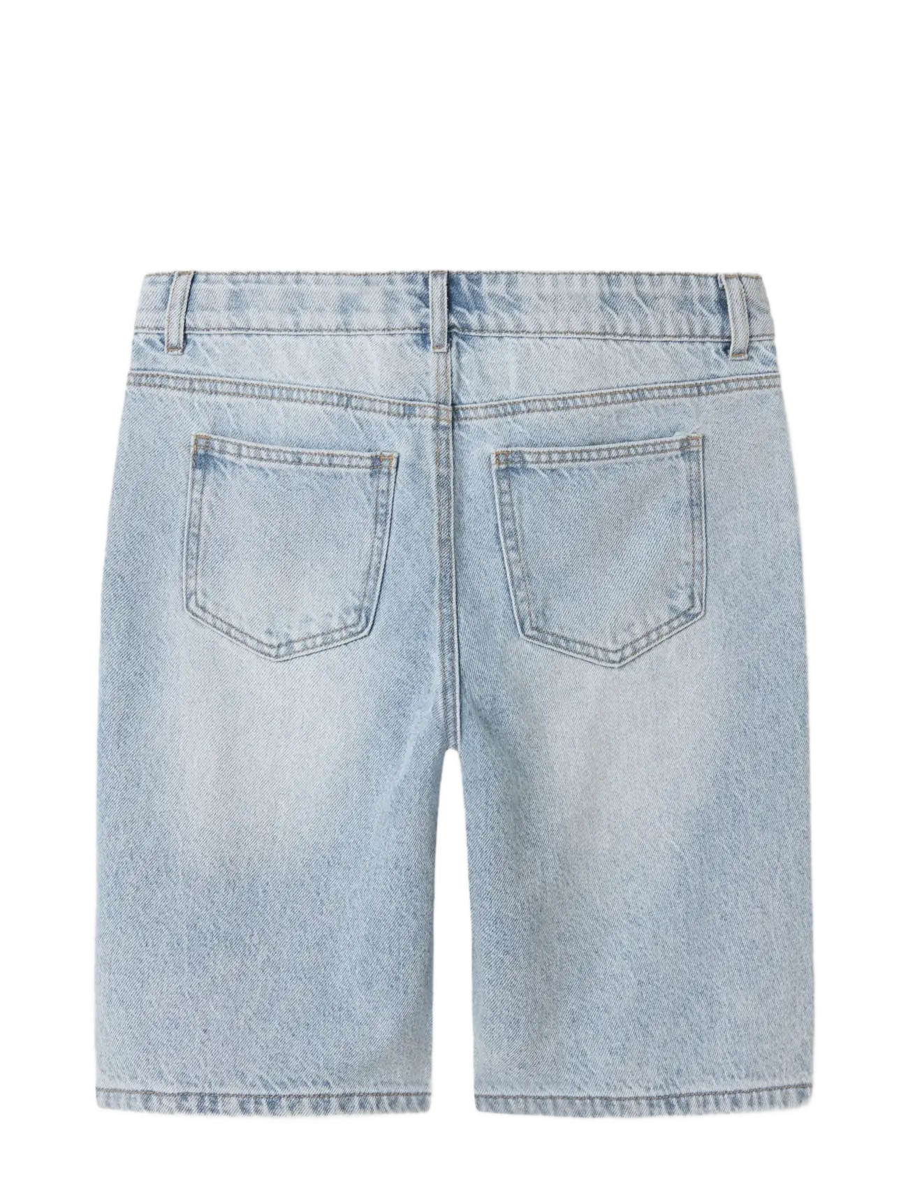 LMTD - NLNBIRM DNM R LONG SHORTS NOOS - denimshorts - light blue denim - 1